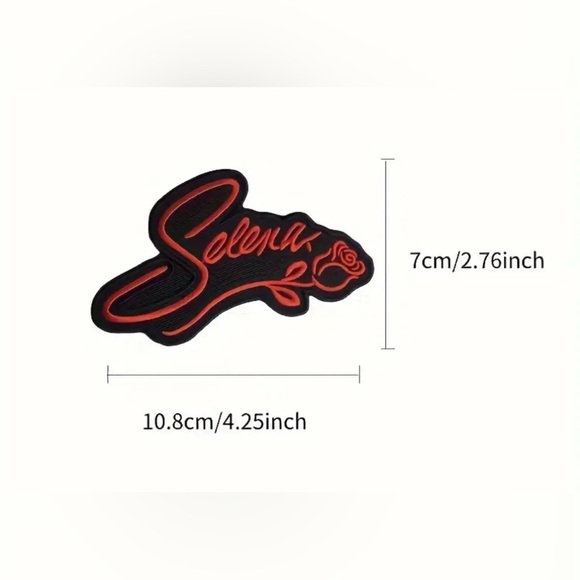1pc Selena Embroidered Patch - Stylish Sting Design with English Lett - Picture 2 of 5